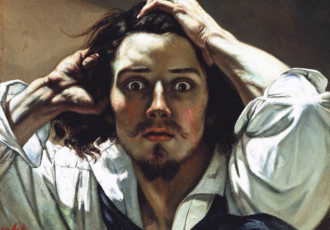 Le désespéré de Gustave Courbet, huile sur toile datée de 1844 et 1845