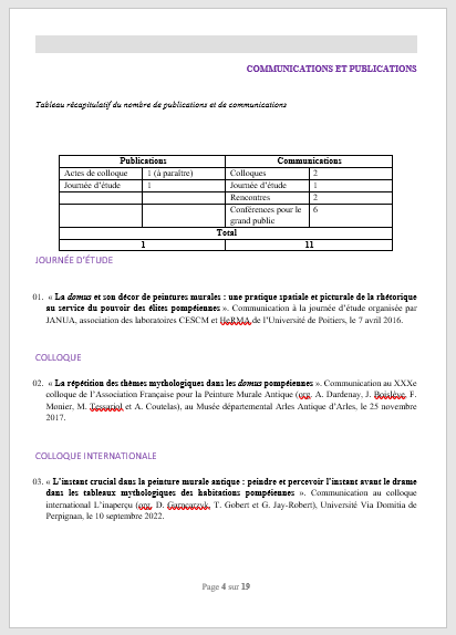 Comment rédiger une présentation analytique_recrutement_MCF_Galaxy_cv_analytique_communication