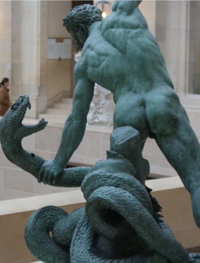 Hercule combattant Acheloüs, François-Joseph Bosio, 1824, musée du Louvre, © Clémence Michalski 