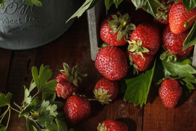 Faire une confiture de fraises comme Christine Ferber - fraises et branches