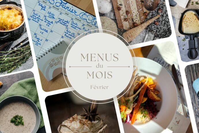 Menus du mois de février : idées de repas pour le mois